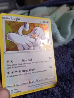 Lugia 022/025 Holo Rare Celebrations 25th Anniversary Pokemon Card NM Mint - Image 2