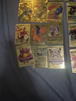 Pokemon Gold Foil Cards Collection Set - Image 10