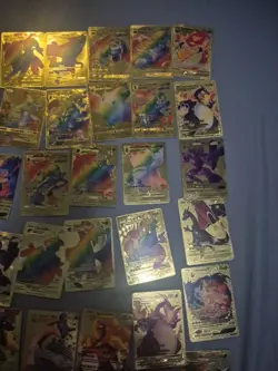 Pokemon Gold Foil Cards Collection Set - Image 13