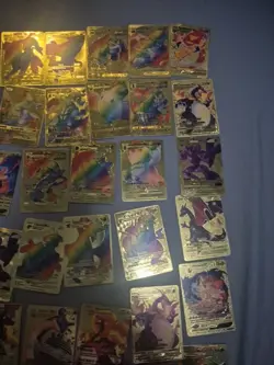 Pokemon Gold Foil Cards Collection Set - Image 5