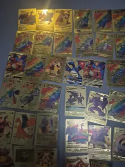 Pokemon Gold Foil Cards Collection Set - Image 7