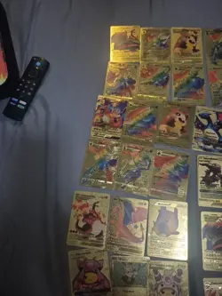 Pokemon Gold Foil Cards Collection Set - Image 8