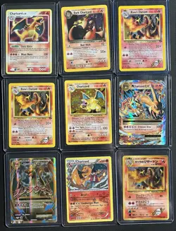 Pokemon Charizard Holo Lot 🌈Vintage Bangers! Holo Bleeds! Errors! 🔥 9 Cards - Image 25
