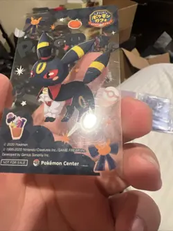 PokeCafe Remix Umbreon Halloween Clear Card Japanese Pokemon Center Promo - Image 12