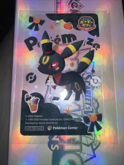 PokeCafe Remix Umbreon Halloween Clear Card Japanese Pokemon Center Promo - Image 19