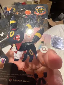 PokeCafe Remix Umbreon Halloween Clear Card Japanese Pokemon Center Promo - Image 6