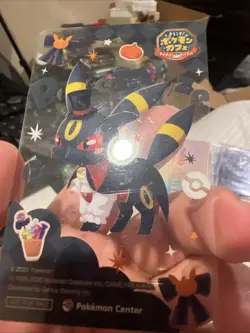 PokeCafe Remix Umbreon Halloween Clear Card Japanese Pokemon Center Promo - Image 7