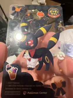 PokeCafe Remix Umbreon Halloween Clear Card Japanese Pokemon Center Promo - Image 8