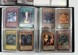 Vintage Yugioh Lot of 2 Binders Collection Vtg Blue Eyes White Dragon Etc Read - Image 11