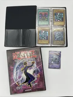 Vintage Yugioh Lot of 2 Binders Collection Vtg Blue Eyes White Dragon Etc Read - Image 21