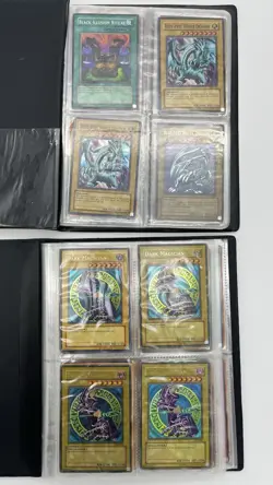 Vintage Yugioh Lot of 2 Binders Collection Vtg Blue Eyes White Dragon Etc Read - Image 22