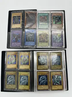 Vintage Yugioh Lot of 2 Binders Collection Vtg Blue Eyes White Dragon Etc Read - Image 23