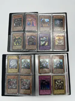 Vintage Yugioh Lot of 2 Binders Collection Vtg Blue Eyes White Dragon Etc Read - Image 24