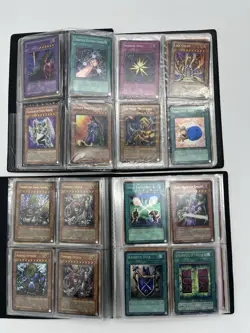 Vintage Yugioh Lot of 2 Binders Collection Vtg Blue Eyes White Dragon Etc Read - Image 25