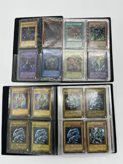 Vintage Yugioh Lot of 2 Binders Collection Vtg Blue Eyes White Dragon Etc Read - Image 3