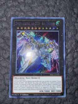 Yugioh Divine Arsenal AA-ZEUS Sky Thunder PHRA-EN045 Secret Rare 1st Edition - Image 1