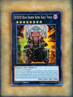 Yugioh D/D/D Duo-Dawn King Kali Yuga DOCS-EN050 Super Rare 1st Ed NM - Image 2