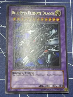 Yu-Gi-Oh Blue-Eyes Ultimate Dragon JMP-EN005 Ultra Rare Limited Edition LP (A3) - Image 5