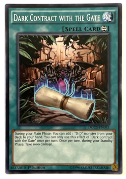 YuGiOh! - Dark Contract With The Gate - DOCS-EN093 - 1st Edition - Common - Image 2