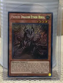 YUGIOH Battle of Legends Monster Mayhem Primite Dragon Ether Beryl BLMM-EN130 NM - Image 2