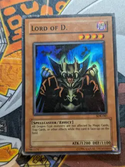 Yugioh Lord of D. - SDK-041 Unlimited Super Rare MP/HP - #4 - Image 1