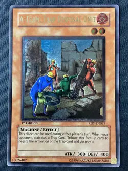Yu-Gi-Oh #RDS-EN033 A-Team: Trap Disposal Unit 1st Edition Ultimate Rare HP - Image 3