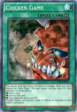 Yugioh! LP Chicken Game - CORE-EN067 - Common - 1st Edition Lightly Played, Engl - Image 2