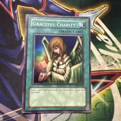 Yugioh! Graceful Charity SDP-040 Super Rare Unlimited LP - Image 1