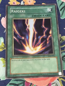 Raigeki LOB-053 The Legend of Blue Eyes White Dragon-Unlimited Edition Unlimited - Image 3