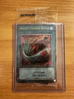 Harpie's Feather Duster EDC1-EN001 YuGiOh Early Days Collection Promo Brand New - Image 1