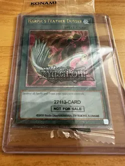 Harpie's Feather Duster EDC1-EN001 YuGiOh Early Days Collection Promo Brand New - Image 3
