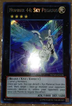 Yu-Gi-Oh! - Number 44: Sky Pegasus Number Hunters NUMH-EN028 Unlimited Edition - Image 1