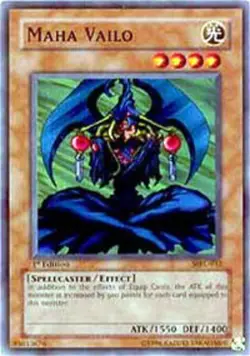 Yugioh! LP Maha Vailo - MRL-012 - Super Rare - Unlimited Edition Lightly Played, - Image 1