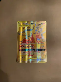 Pokémon Reshiram & Charizard GX SM247 Tag Team Jumbo Cards Holo-RARE - Image 1