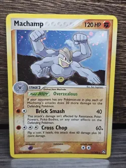 Machamp 11/108 Ex Power Keepers Holo Pokemon Card Vintage 2007 NM - Image 1