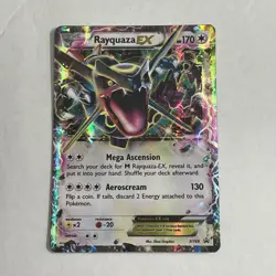 Rayquaza EX XY69 Promo Pokemon Card TCG Holo Rare English NM - Image 1