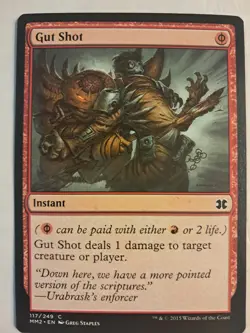 Gut Shot [Modern Masters 2015] MM2 (117/249) Magic MTG NM BULK DISCOUNT - Image 1