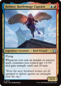 Balmor, Battlemage Captain - Light Play MTG Foundations - Image 1