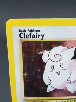 Clefairy Base Set 5/102 NM Near Mint Pokemon Holo Rare WOTC Vintage 1999 - Image 2