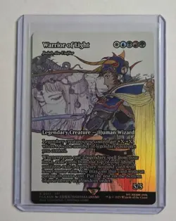 Warrior of Light 0017 Rare Showcase Non-Foil FF1 FCA MTG FINAL FANTASY EN NM/M - Image 1