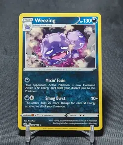 Weezing Regular Rare Darkness 2021 Pokemon TCG SWSH CHILLING REIGN Card 095/198 - Image 1