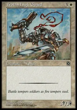 Trokin High Guard - Medium Play MTG Portal Second Age - Image 1