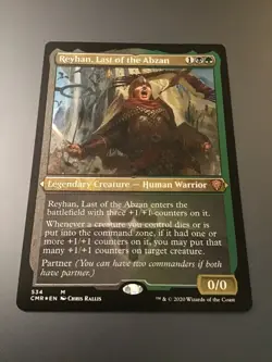 MTG Commander Legends #534 Reyhan, Last of the Abzan Etched Foil NM - Image 1
