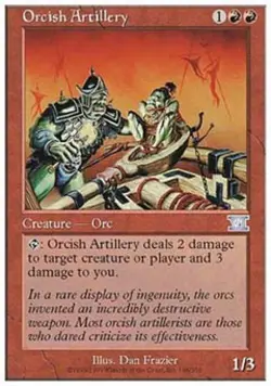 Orcish Artillery - Light Play MTG Classic 6th Edition - Image 1