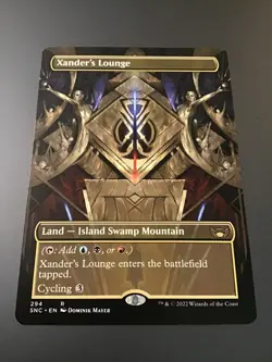 MTG Streets of New Capenna #294 Xander's Lounge Borderless NM - Image 1
