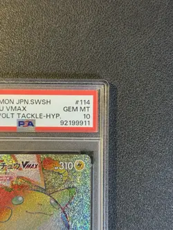 PSA 10 Pikachu VMAX HR 114/100 S4 Amazing Volt Tackle Pokemon Card Japanese 2020 - Image 4