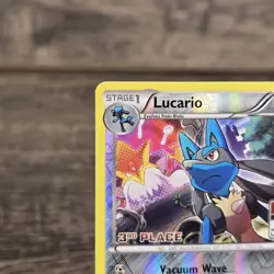 Lucario - 63/124 - Pokemon Fates Collide 3rd Place League Promo - Image 2