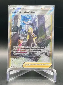 Cynthia's Ambition GG60/GG70 Crown Zenith Ultra Rare Full Art Pokemon TCG NM/M - Image 1