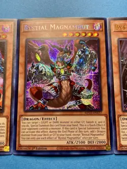 2x Bystial Baldrake + Bystial Magnamhut | MP | 1st Editions | YuGiOh! - Image 5