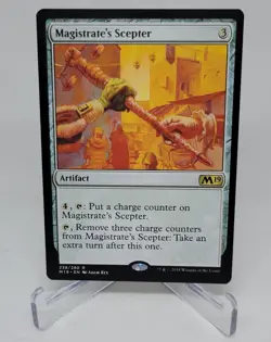 MTG Magistrate's Scepter - Magic 2019 M19 Core Set, English - Image 1